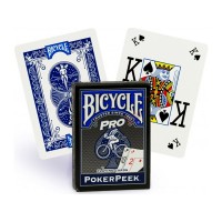 Bicycle Pro Poker Peek pokerio kortos Mėlynos